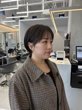 ザザ ZA/ZA 茗荷谷 丸みショート/透明感カラー