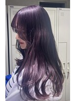 ブリーチ/ダブルカラー neul by kiitos レイヤーカット/ボブ/ケアブリーチ【ノイル】&nbsp;raspberry color