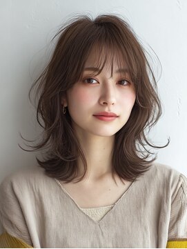 ハーツ(Heart's) 白髪ぼかし大人ミディアム40代50代60代