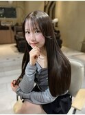 縮毛矯正/巻ける縮毛矯正/髪質改善トリートメント/ロングヘア