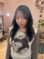 シュガー ヘアアンドネイル 仙台(SUGAR)&nbsp;ブルールーツカラー＊ハッシュカット