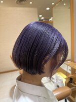 モリオ フロム ロンドン サッポロファクトリー店(morio FROM LONDON)&nbsp;morio 札幌　ボブ　ラベンダーカラー