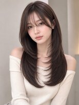 キャパ セントラル 天神 大名店(CAPA central)&nbsp;髪質改善 韓国ヘア レイヤーカット 顔周りレイヤー 天神 大名