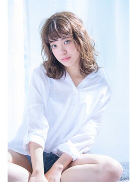 ヴァンクシー バイ ルナ(VANKCY by Luna) 【neolive plus】朝#簡単#グレージュ#ひし形シルエット#ゆるふわ