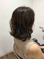 ヘアアンドメイク ブランシュ(HAIR&MAKE BLANCHE)&nbsp;ミディはねパーマ
