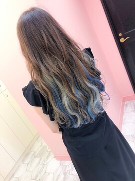 アマンドール(Aman D'or) 夏にぴったり＊インナーシルバーアクセントブルーカラー