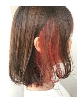 エンリー(ENlee) 【川瀬莉穂】レッド×インナーカラー