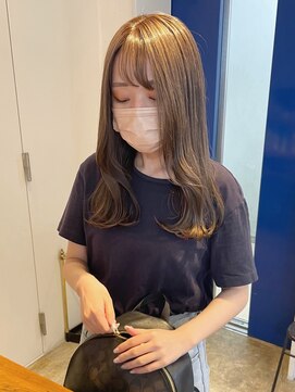 グリーン 渋谷(green) 【MIO】ミルクティーグレージュ×コテ巻き