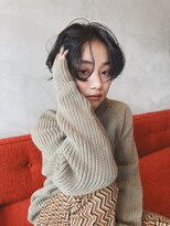 ヒュージ 三軒茶屋(huge)&nbsp;ニュアンスが可愛いボブパーマ_ニュアンス_ルーズパーマ