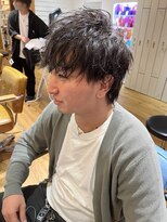 アヴァンス 天王寺店(AVANCE.)&nbsp;MEN'S HAIR 大人のウルフ×エモマッシュ