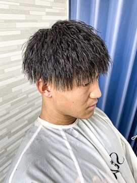 ヘアーグランデシーク(Hair Grande Seeek) ツイストスパイラルパーマ波巻きスパイラルパーマメンズパーマ