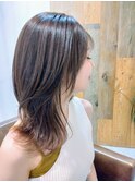 髪質改善ストレート×ミディアムヘアー