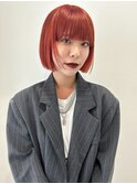 スクエアボブ　カッパーオレンジ