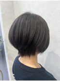 【くびれショート×ナチュラルブラウン】
