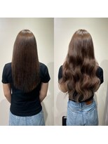ビーヘアサロン(Beee hair salon) シールエクステ60本でロングヘアに。