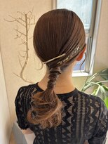 ジェリカヘアー サンフラワー通り(Jlica hair)&nbsp;タイト金箔アレンジ