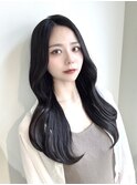 暗髪韓国風チョコレートブラウン