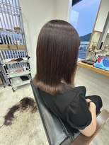 カノエ 山口小郡店(canoe) 外はねボブ×ベージュ