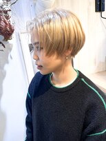 ヘアーワークス ヘルム 渋谷店(HAIR WORKS HELM)&nbsp;【HELM渋谷】ミルクティーショート