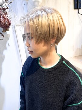 ヘアーワークス ヘルム 渋谷店(HAIR WORKS HELM) 【HELM渋谷】ミルクティーショート