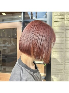 ファミリア ボンド(familiar BOND) ボブ×ピンクブラウン