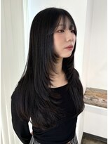 ニュート(Neut )&nbsp;レイヤーカット/顔周りレイヤー/ブルーブラック