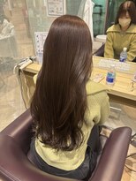 ファースト 仙台店(first) 黒髪 ボブルフ ネビージュ 小顔 ワンレン 髪質改善 前髪