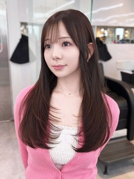 アイティーバイアルバム 藤沢店(IT by ALBUM) ロング顔周りレイヤー前髪カット_F0414