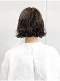 ボブパーマ　ゆるっとくせ毛パーマ