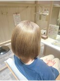 ブリーチ×ミルクティーベージュ