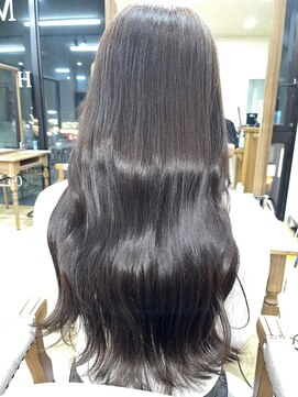 ミラシィ 成田(Mirashy) ハイライトカラーミルクティーベージュレイヤーカット