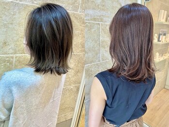 サンリット(SUNLYT)の写真/《仙台*八木山》ダメージレスで立体感のある白髪ぼかしハイライト/透明感たっぷり艶カラーで上質ヘアに◇
