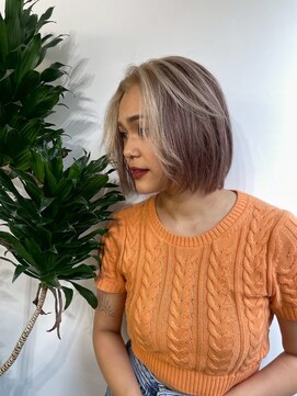 アワーズ 南青山(Our's) ホワイトグレージュ/チェリーブラウン/ミニウルフ[南青山]