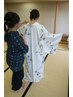 体験した方の特典！半年以内のお着付け１着無料（7,700円迄の着付けに限る）