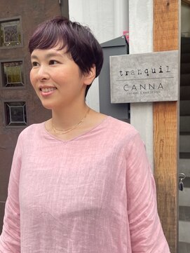 カンナ オーガニック ヘアデザイン(CANNA ORGANIC & HAIR DESIGN) ヘルシーボルドーショート