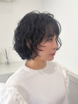 スイ(suiw) レイヤーボブパーマ黒髪パーマ【suiw】昭和町/天王寺/阿倍野