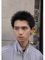 フィフス 渋谷(fifth) 渋谷スパイキーパーマルーズショート大人ツイストショートパーマ