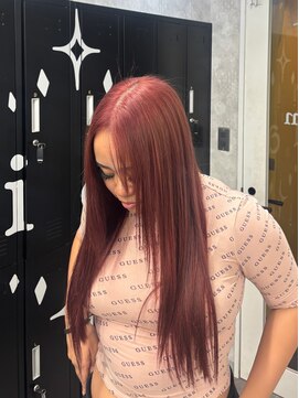 ティアム 渋谷店(Tiam shibuya) 伸ばしかけヘア/小顔ヘア/ブリーチなしカラー/髪質改善