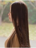 ハイトーンカラー/ミルクティーベージュ/ロングヘア