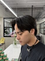 ニコ トウキョウ ロジック(nico TOKYO Logic)&nbsp;メンズセンターパート曲がる縮毛矯正アップバング