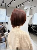 ブリーチなしダブルカラー　オレンジカラー