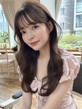 バイオレットジェム(Violet`jem) くびれヘアレイヤーカット顔まわりカット小顔ヘア似合わせカット