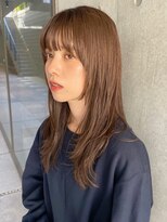 ラフ フロム ガーデン(Laf from GARDEN)&nbsp;ミディアム/レイヤーカット/顔周りカット/透明感カラー