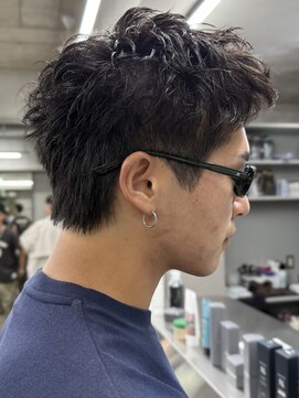 ニコ トウキョウ ロジック(nico TOKYO Logic) 刈り上げアップバングスパイキーショートパーマスパイラルパーマ