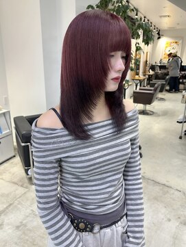 ソピ バイ インビテーション(sopi by invitation) ai / チェリーレッド/レイヤーカット/顔周りレイヤー