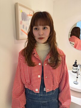 ヴィジョン(VISION) ほんのりオレンジなブラウンとレイヤーがかわいい