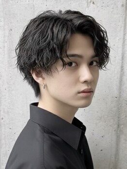 ヘッドストック(HEAD STOCK)の写真/【畿央大学横】メンズパーマのパイオニアサロン!今までのパーマとは一味違う、理想のスタイルを叶えます◎