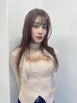 シエ バイ ケンジ 湘南台(sie by KENJE)&nbsp;ミルクティーブロンド/ダークブルー/デジタルパーマ/湘南台