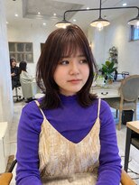 ラボヌールヘアーグレース 門前仲町店(La Bonheur hair grace)&nbsp;【杉本】レイヤーボブ/ボブレイヤー/ピンクブラウン