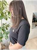 ☆オリーブベージュ☆レイヤーカット☆ブリーチなしダブルカラー